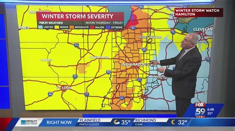 Strong winter storm moving across the country, rain for Indy. . Fox 59 weather